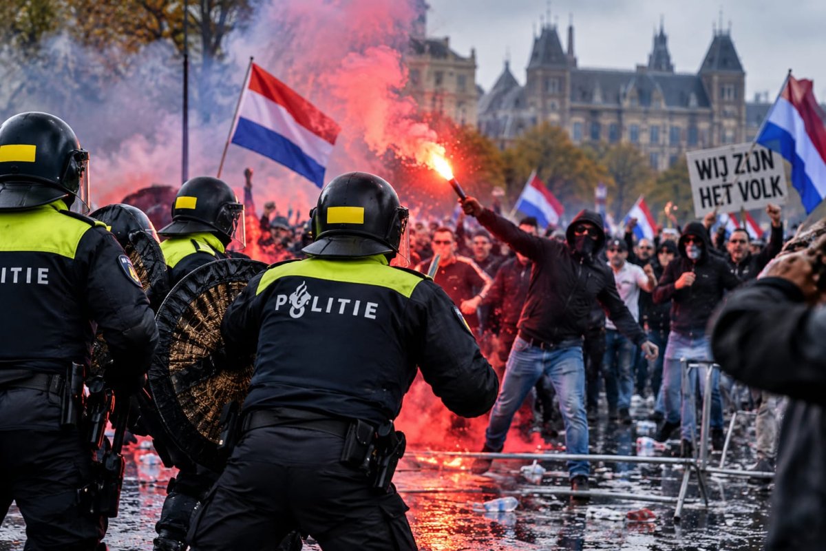 Onderzoek naar geweld en discriminatie na extreemrechtse demonstratie in Den Haag