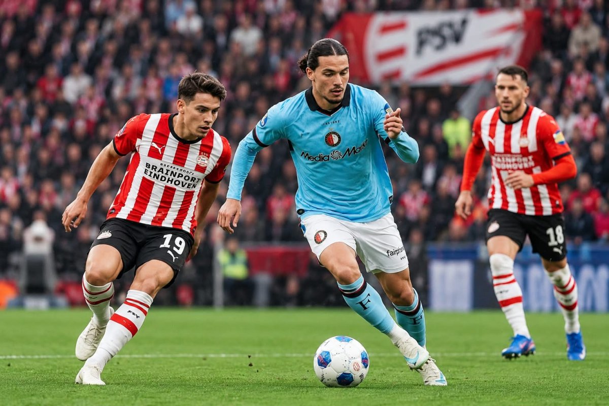 PSV geeft voorsprong tegen Feyenoord weg: 1-1