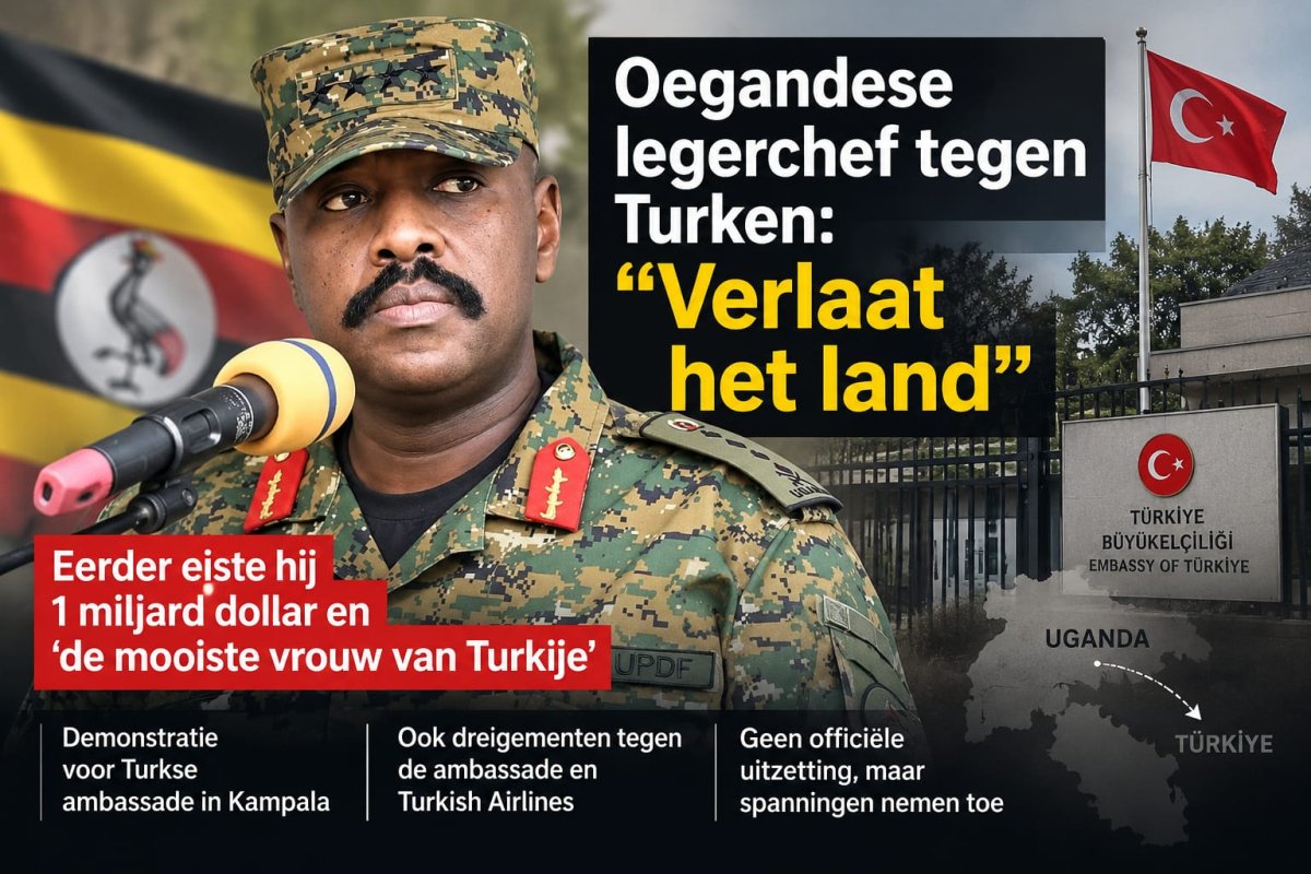 Ugandese legerchef tegen Turken: “Verlaat het land”
