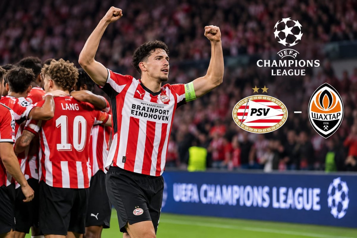 PSV begint Champions League tegen Shakhtar Donetsk